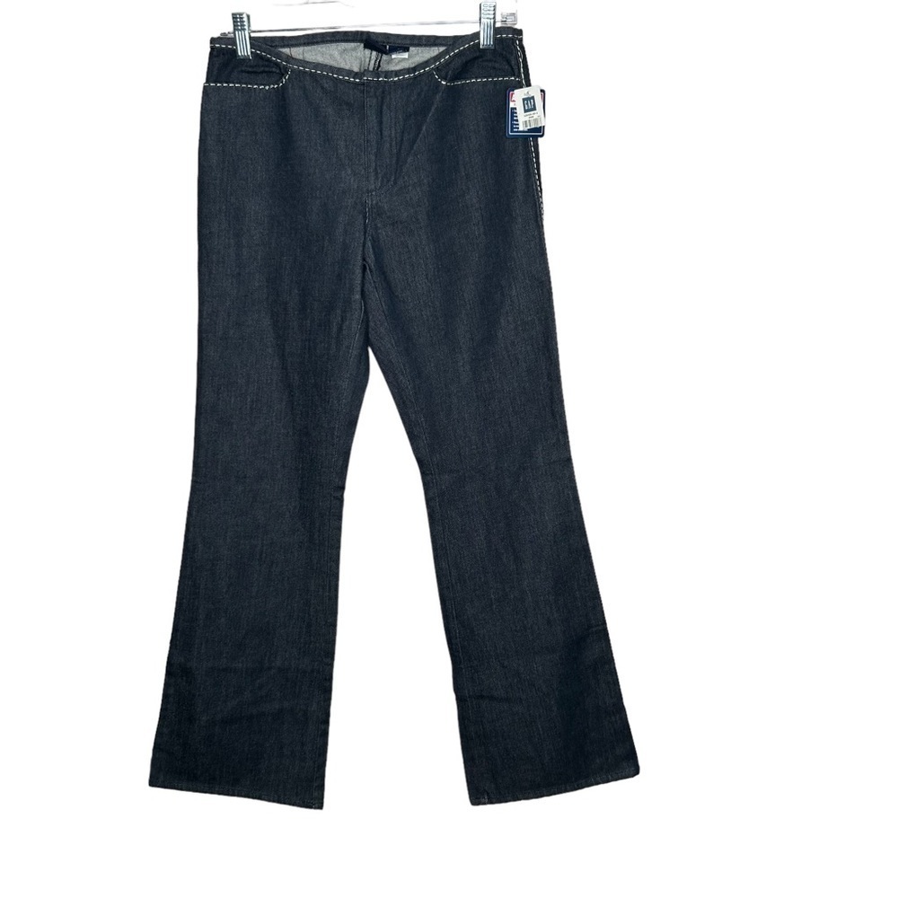 Vtg Gap Women’s Denim Bootcut Flare? Size 6 White Stitch BNWT Jeans Hippie
